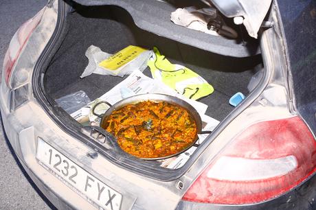 Paellas y coches