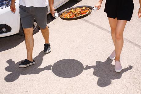 Paellas y coches