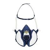 3M Semi Máscara de Gas, Respirador contra vapores, gases, químicos, 4279+, ABEKP3