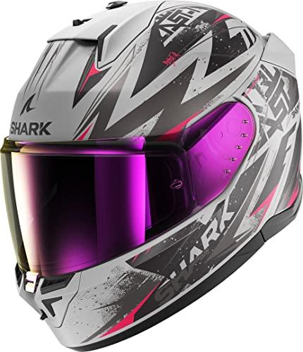 SHARK, Casco Moto Integral D-SKWAL 3 Blast-R Matt Grey / Purple SVK, M