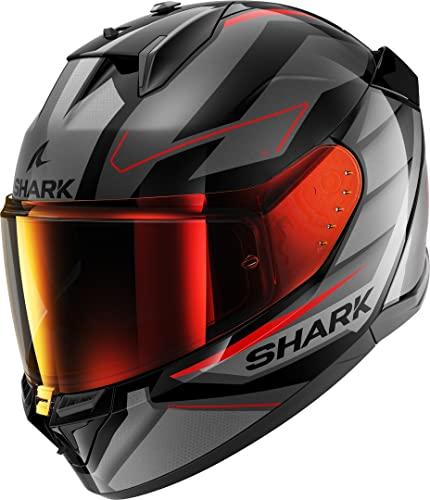 SHARK, Casco Moto Integral D-SKWAL 3 SIZLER Black / Grey / Red KAR, M