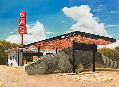 Dinosaurios en situaciones cotidianas por Robert Jack Esckelson