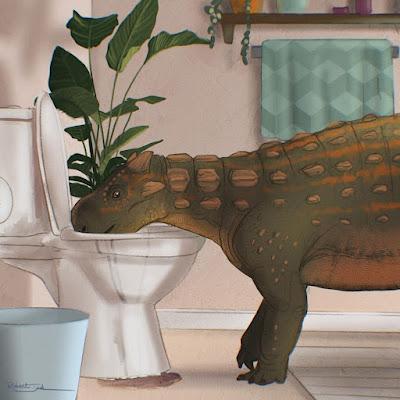 Dinosaurios en situaciones cotidianas por Robert Jack Esckelson