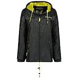 Geographical Norway Boat Lady - Chaqueta cortavientos para mujer - Chaqueta de manga larga para mujer - Chaqueta táctica (Negro L Talla 3)