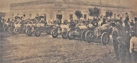 Automéride 25 mayo 1919 - La primera carrera en Rafaela, Santa Fe