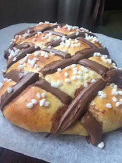 COCA DE SAN JUAN DE CHOCOLATE