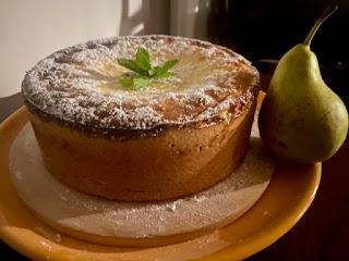 PASTEL DE QUESO CON PERA