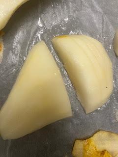 PASTEL DE QUESO CON PERA