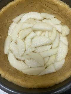 PASTEL DE QUESO CON PERA