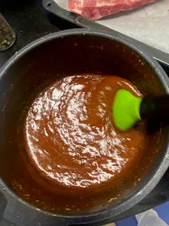 COSTILLAR DE CERDO CON SALSA BARBACOA