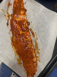 COSTILLAR DE CERDO CON SALSA BARBACOA