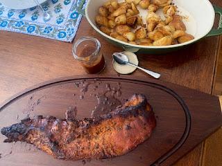 COSTILLAR DE CERDO CON SALSA BARBACOA