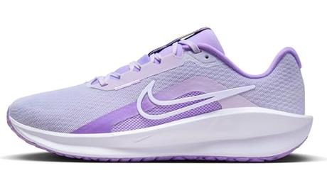 Nike Mujer Downshifter 13, Zapatillas para Correr, Barely Grape White Lilac Bloom Lila, 41 EU