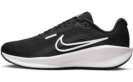 Nike W Downshifter 13, Sneaker Mujer, Black White Dk Smoke Grey, 38 EU
