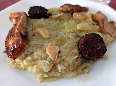 Trinxat Trinxat con panceta y butifarra negra