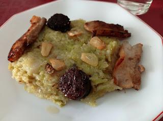 Trinxat con panceta y butifarra negra Trinxat con panceta y butifarra negra