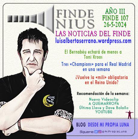 Mi opinión de la semana en FINDE NIUS (año 3 – finde 107) Mi opinión de la semana en FINDE NIUS (año 3 – finde 107)