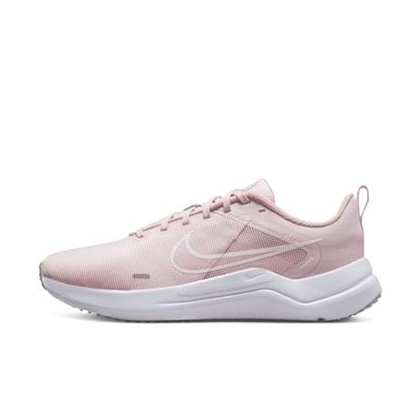 NIKE Downshifter 12, Zapatillas Mujer, Barely Rose White Pink Oxford, 40 EU