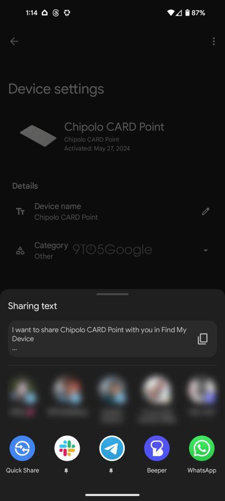Cómo configurar los rastreadores Chipolo para Android Buscar la red de mi dispositivo