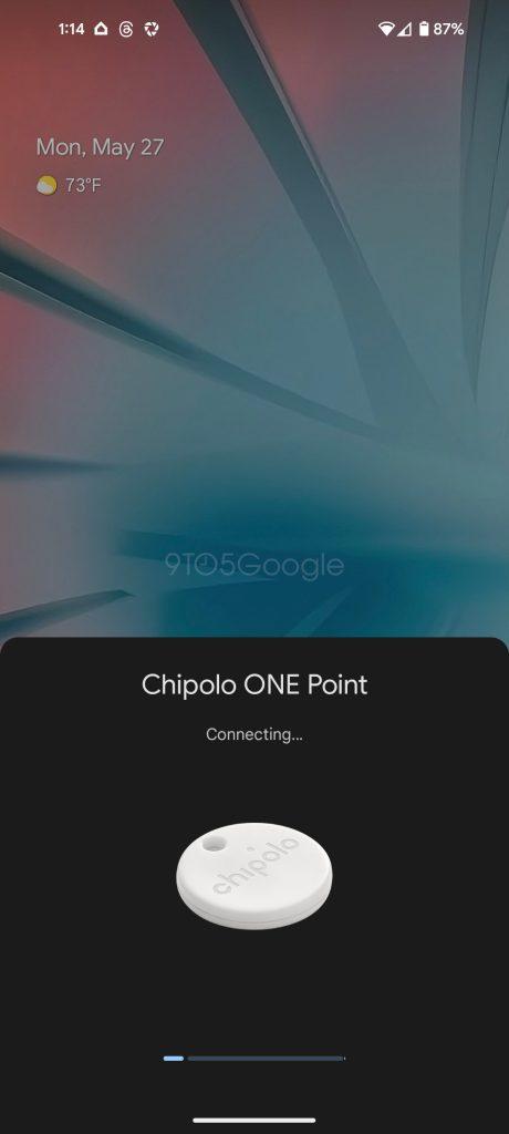Cómo configurar los rastreadores Chipolo para Android Buscar la red de mi dispositivo