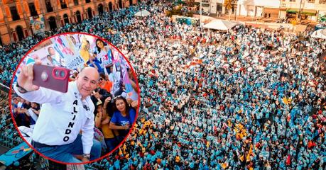 Enrique Galindo cierra campaña con fuerte apoyo y se dice listo para este 2 de junio