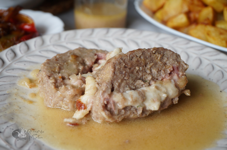 Redondo de carne picada relleno Redondo de carne picada relleno