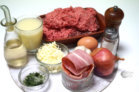 Redondo de carne picada relleno Redondo de carne picada relleno