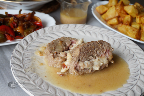 Redondo de carne picada relleno Redondo de carne picada relleno