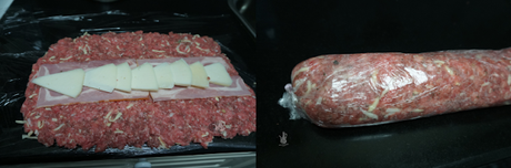 Redondo de carne picada relleno Redondo de carne picada relleno