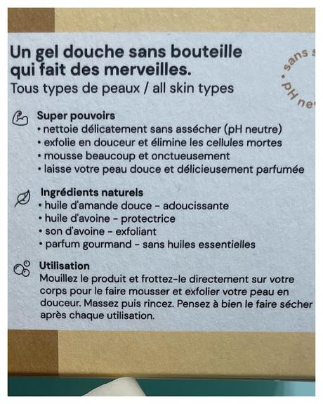 🌰 Unbottled: Gel de Ducha Sólido de Avena y Almendra dulce 🌰