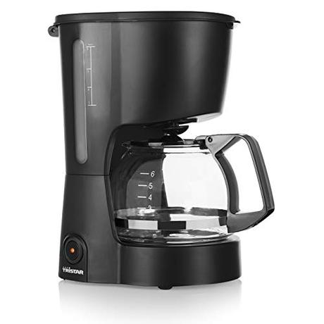 Tristar CM-1246 Cafetera, Elemento antigoteo, 600 W, 6 Cups, Negro