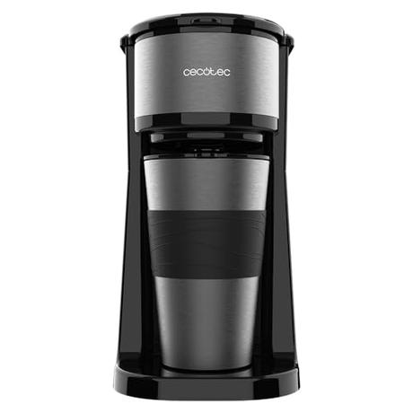 Cecotec Cafetera de Goteo con Termo Portátil Coffee 66 Drop&Go. 700 W, Capacidad 420 ml, Boquilla Antigoteo, Filtro Permanente o de Papel, Función Autoapagado, Depósito con Ventana