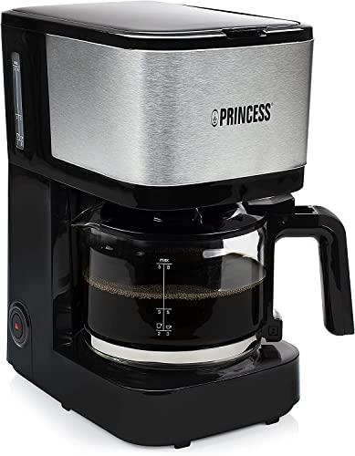 Princess 01.246030.01.001 Cafetera de Goteo, 600 W, 0.75 litros, Plastic, Negro y Gris