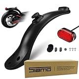 Guardabarros Trasero Con Luz Completo Xiaomi M365 Accesorio Repuesto Y Soporte Para Recambio De Patinete Electrico Xiaomi Mijia/Pro 1S Scooter Incluye Gancho