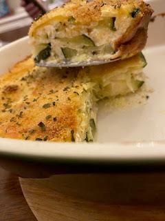 GRATINADO DE CALABACIN Y QUESO