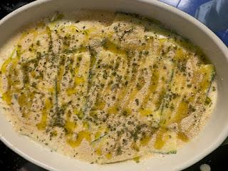 GRATINADO DE CALABACIN Y QUESO