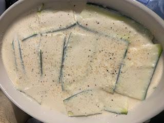 GRATINADO DE CALABACIN Y QUESO