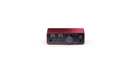 Focusrite Scarlett Solo 4.ª gen. interfaz de audio USB para guitarristas, cantantes o productores. Grabación con sonido de estudio y alta fidelidad y todo el software que necesitas
