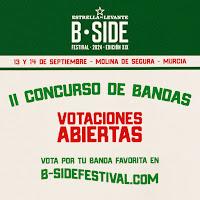 Votación concurso de bandas del B-Side Festival 2024