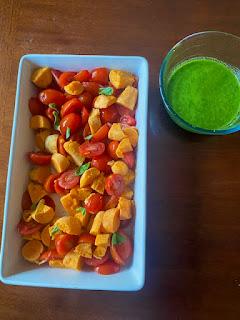 ENSALADA DE BONIATOS Y TOMATE ENSALADA DE BONIATOS Y TOMATE