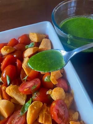 ENSALADA DE BONIATOS Y TOMATE ENSALADA DE BONIATOS Y TOMATE