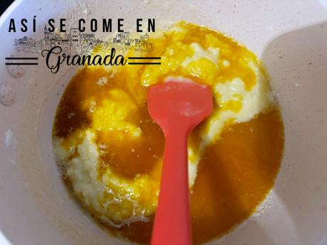 Lasaña de mejillones en escabeche