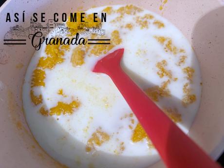 Lasaña de mejillones en escabeche