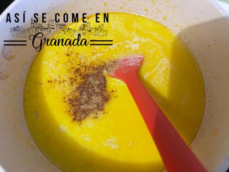 Lasaña de mejillones en escabeche