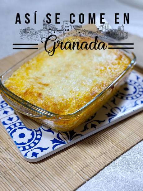 Lasaña de mejillones en escabeche