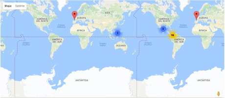 Comprueba hasta qué parte del mundo ha llegado el nombre de Santander