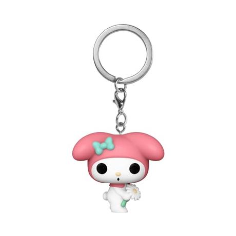 Funko Pop! Keychain: Hello Kitty - My Melody - (Spring Time) - Minifigura de Vinilo Coleccionable Llavero Original - Relleno de Calcetines - Idea de Regalo- Mercancia Oficial - Cartoons Fans
