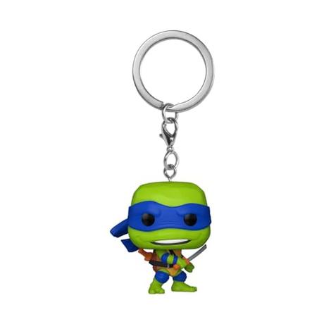 Funko Pop! Keychain: Teenage Mutant Ninja Turtles (TMNT) - Leonardo - Tortugas Ninja - Minifigura de Vinilo Coleccionable Llavero Original - Relleno de Calcetines - Idea de Regalo- Mercancia Oficial