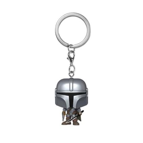 Funko Pop! Keychain: Star Wars: The Mandalorian - Minifigura de Vinilo Coleccionable Llavero Original - Relleno de Calcetines - Idea de Regalo- Mercancia Oficial - TV Fans - Minifigura
