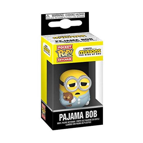 Funko Pop! Keychain: Minions 2- Pajama Bob - Minifigura de Vinilo Coleccionable Llavero Original - Relleno de Calcetines - Idea de Regalo- Mercancia Oficial - Movies Fans - Minifigura